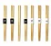 Disposable eco-friendly bamboo sushi chopsticks, one tip